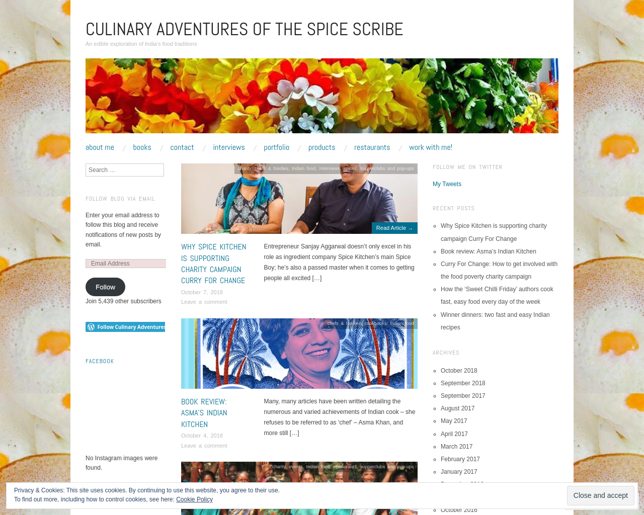 Culinary Adventures of The Spice Scribe