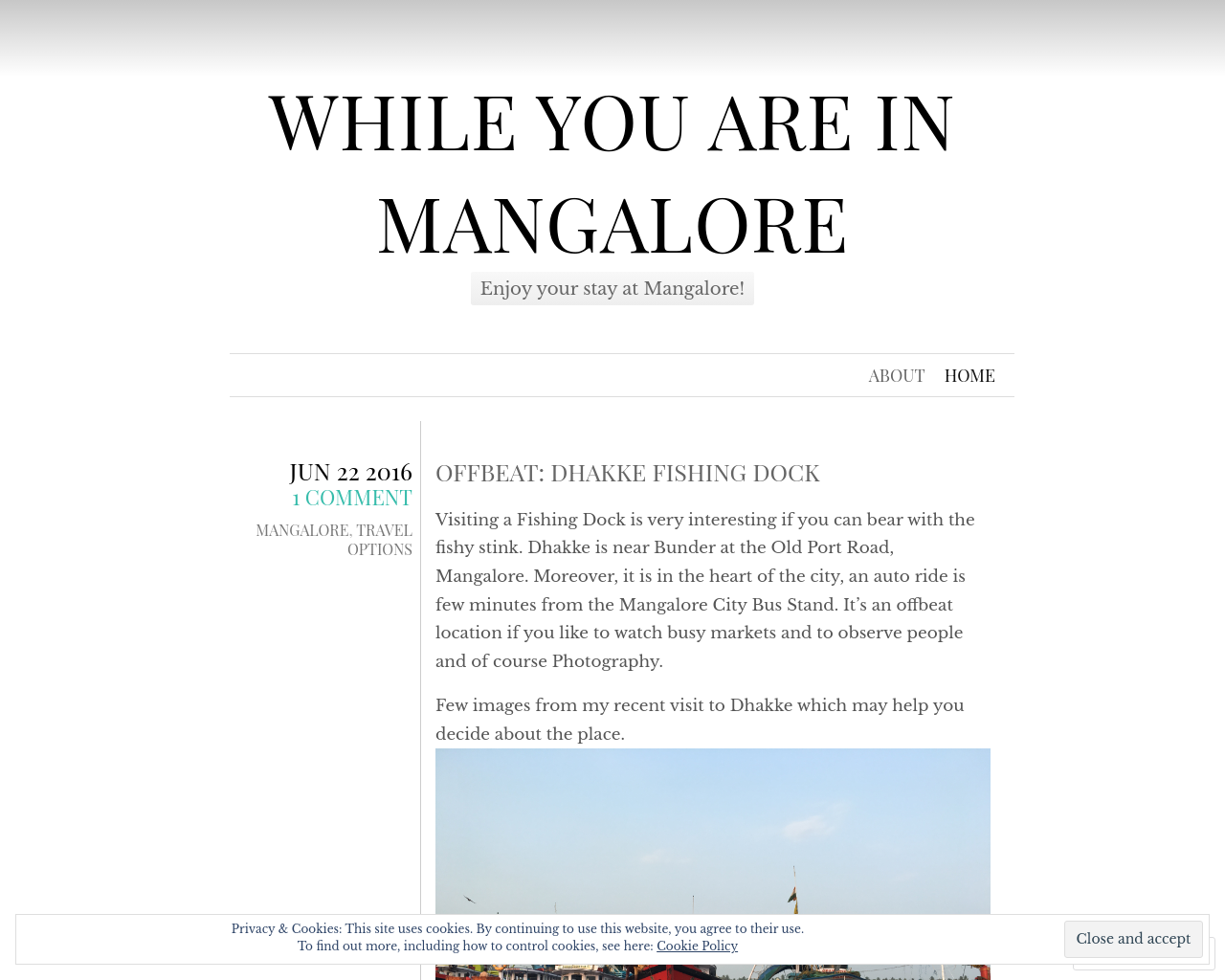 While you are in Mangalore