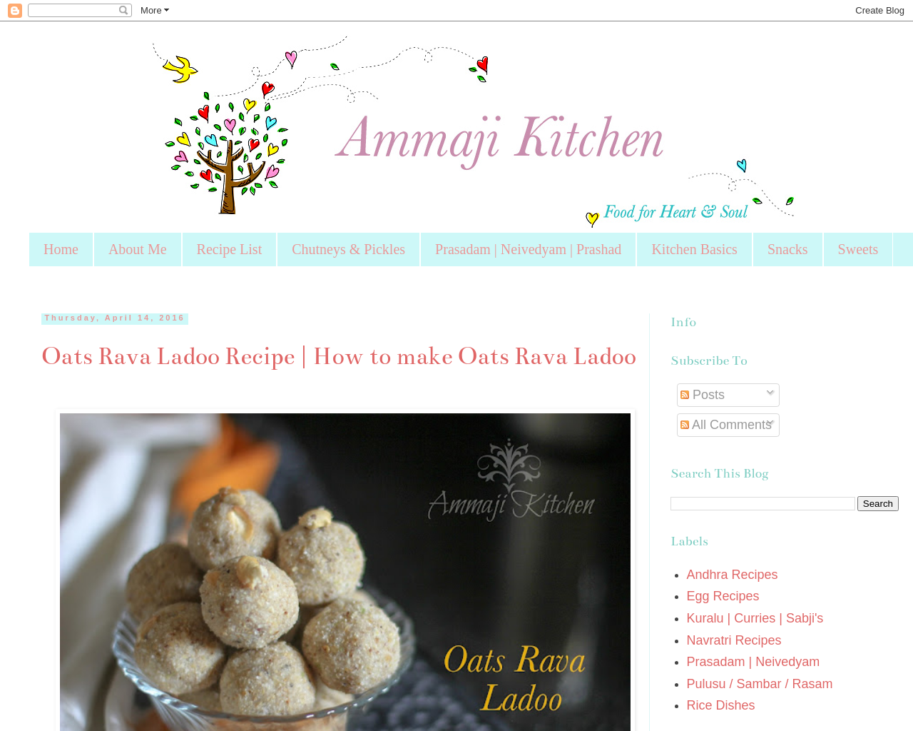 Ammaji Recipes