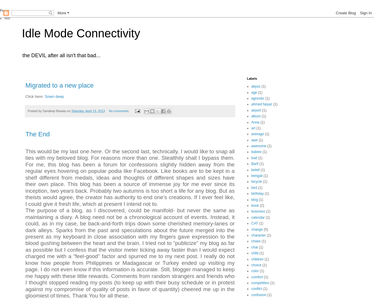 Idle Mode Connectivity