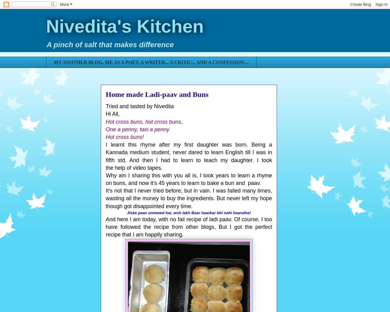 Nivedita's Kitchen