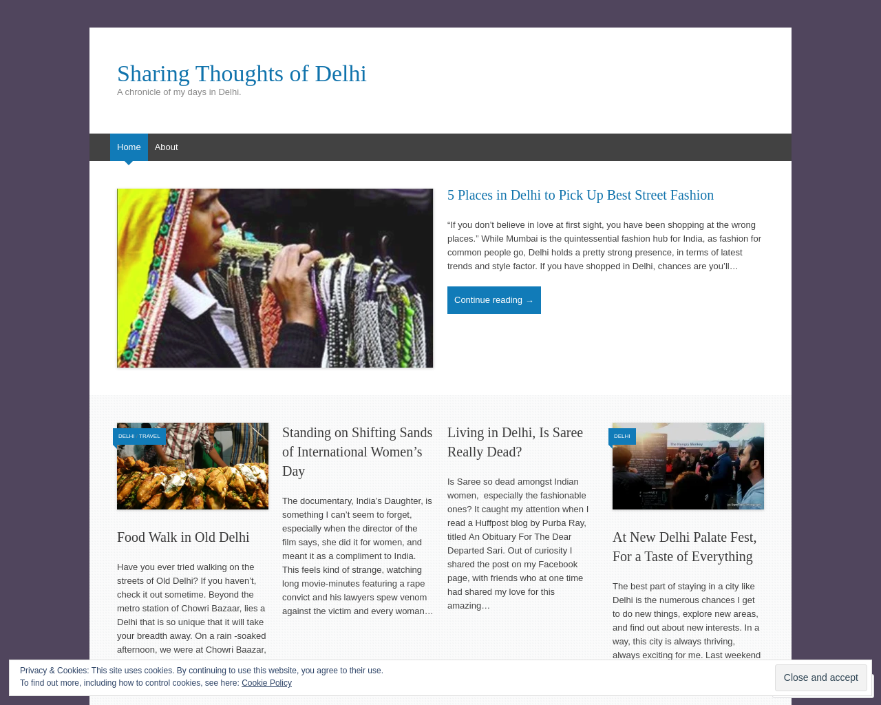 Sharing Thoughts of Delhi