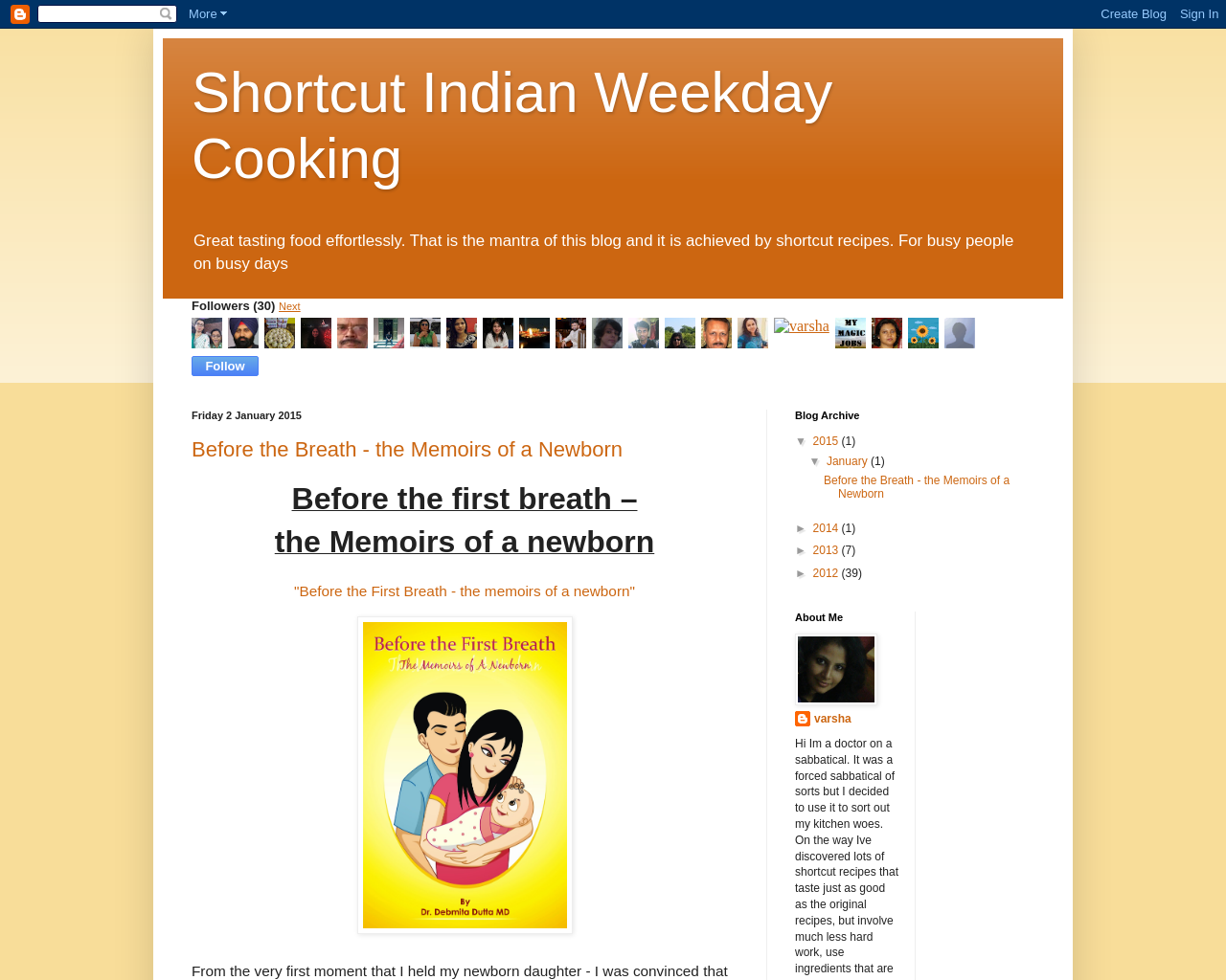 Shortcut Indian Weekday Cooking