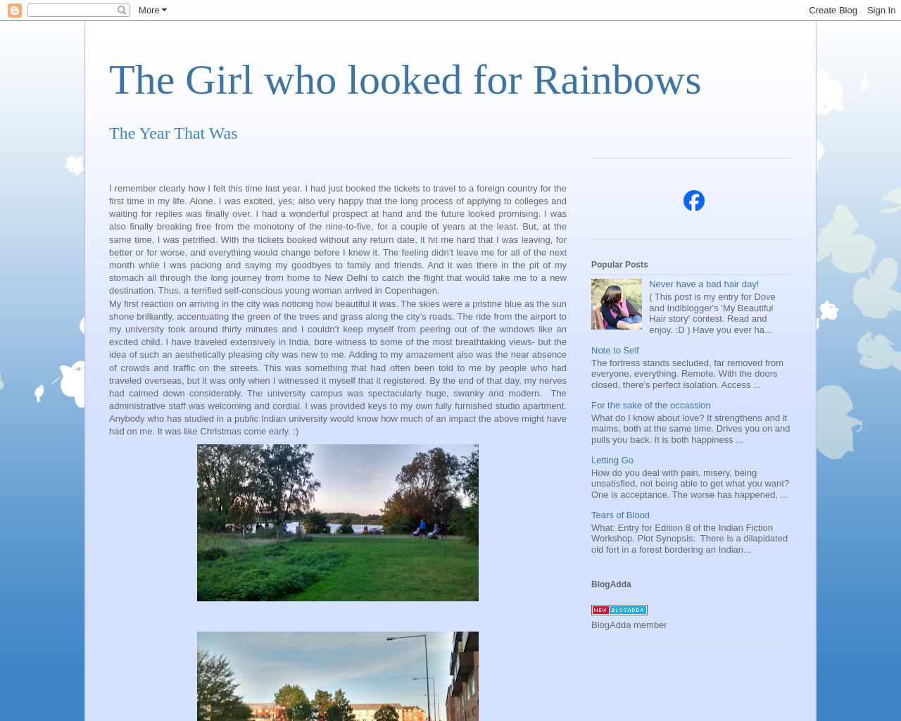 The Girl who looked for Rainbows