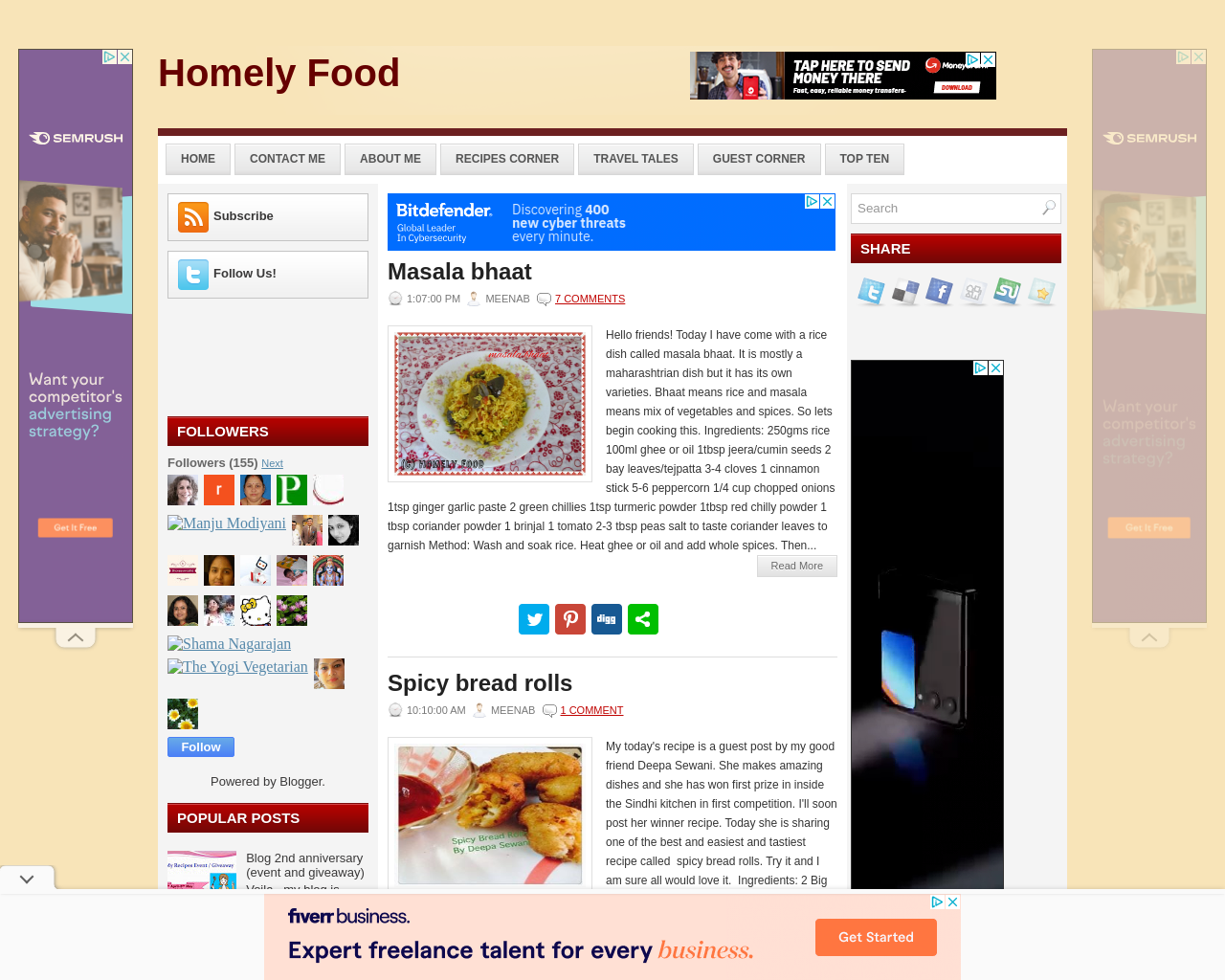 HOMELY FOOD