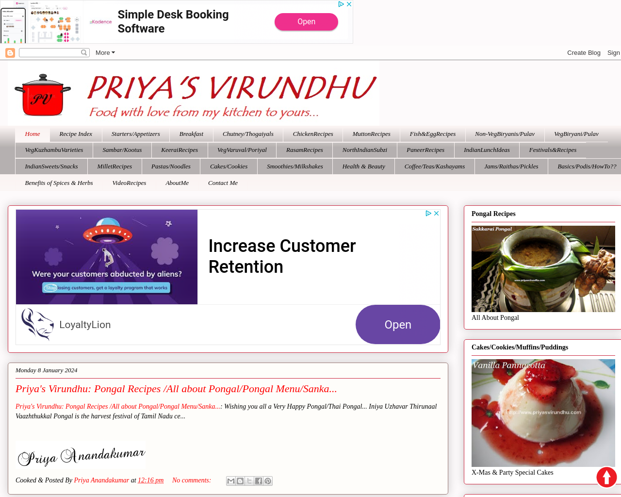 yummy foods-Priya's Virundhu