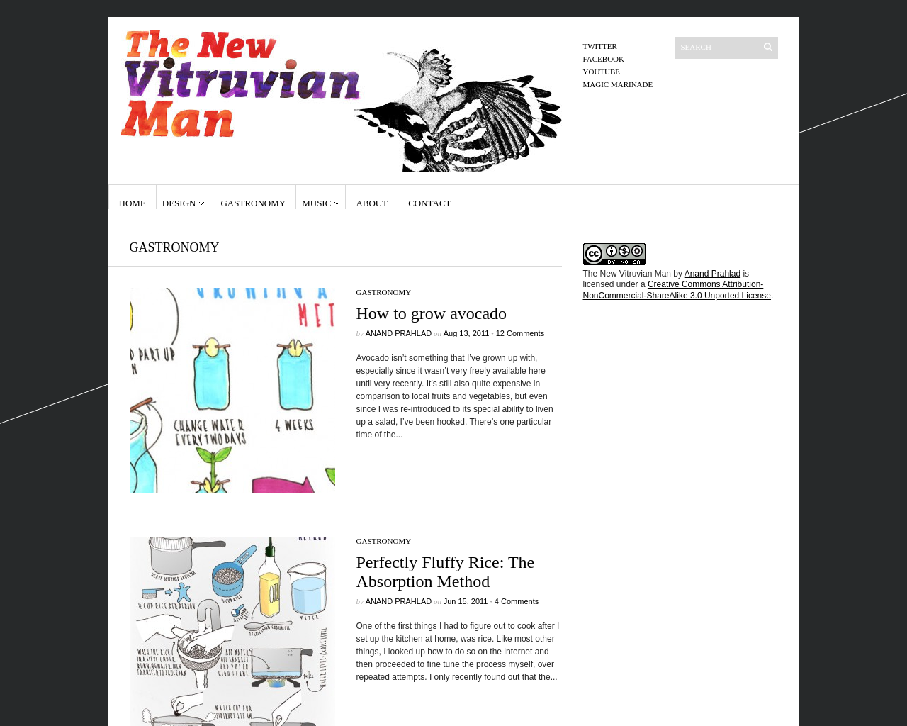 The New Vitruvian Man- Gastronomy