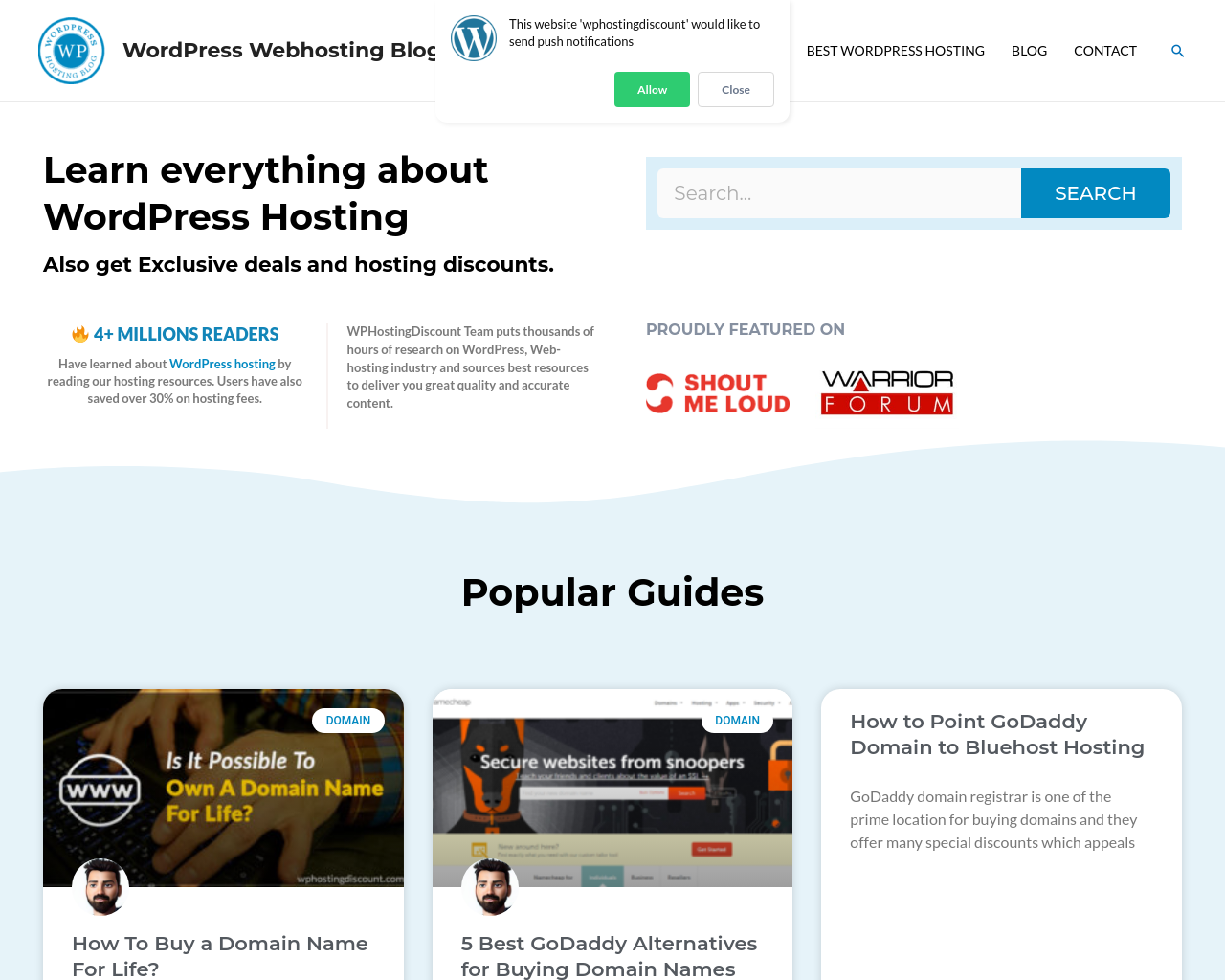 WordPress Hosting Blog by Harsh Agrawal