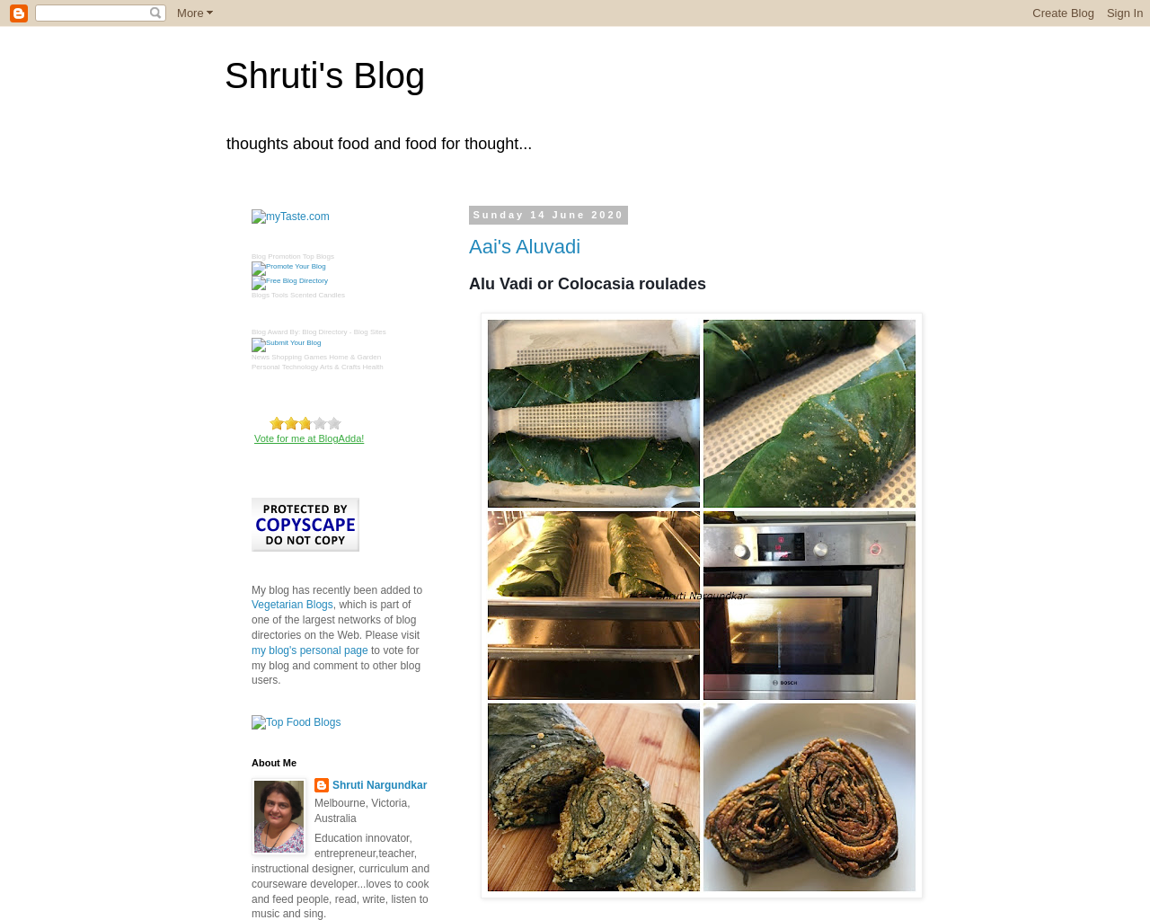 Shruti's Blog