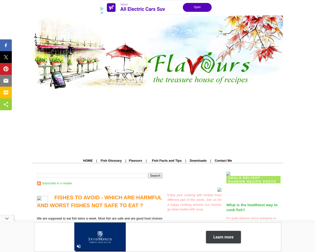 Flavours - The treasure house of recipes