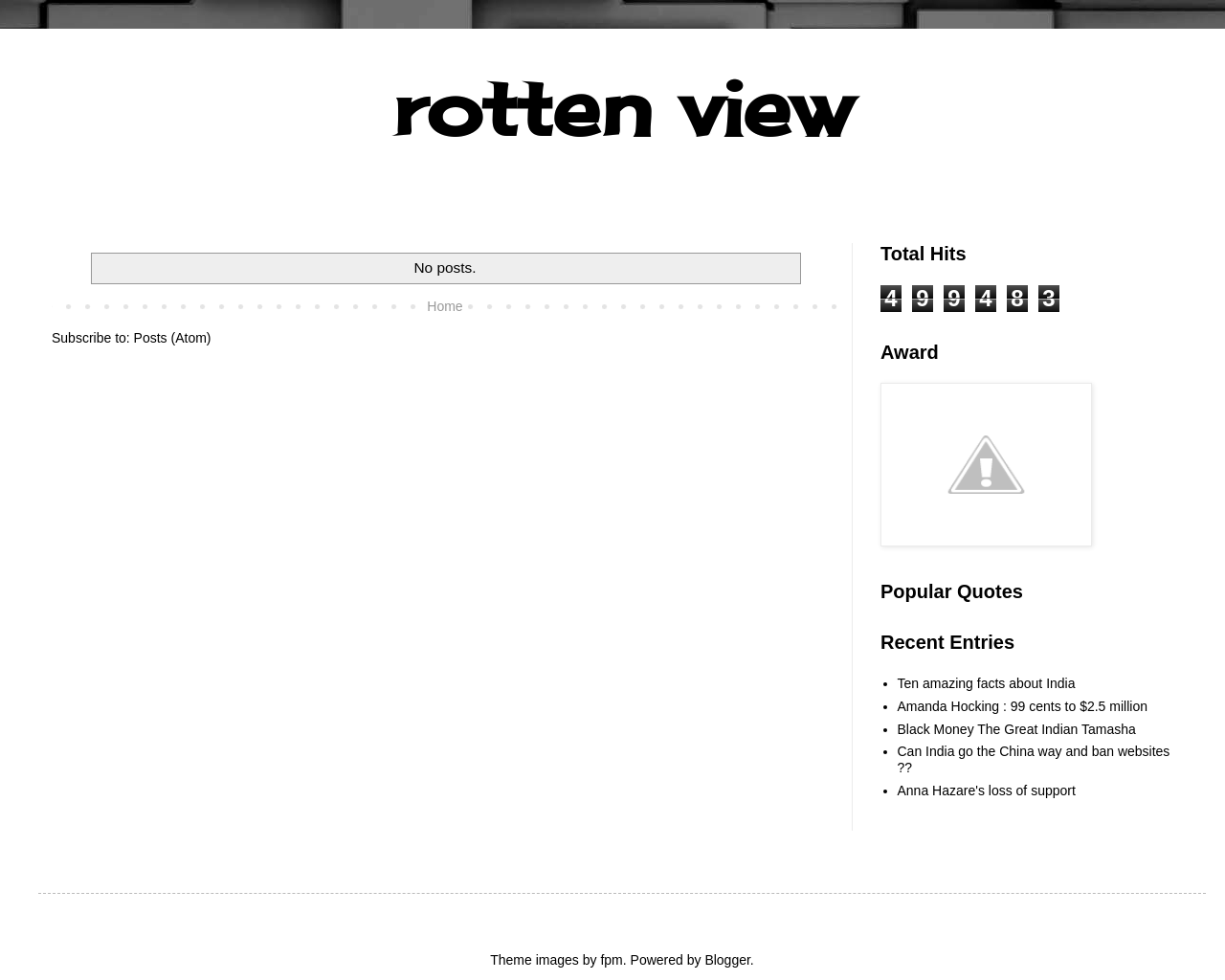 rotten view