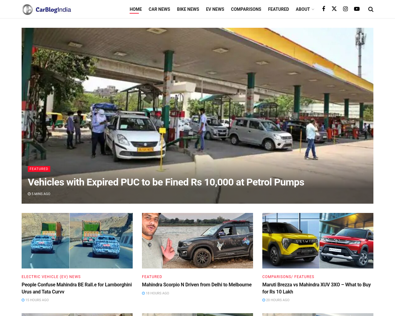 Car Blog India
