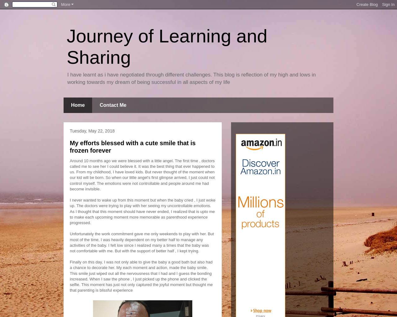 Journey of Learning and Sharing