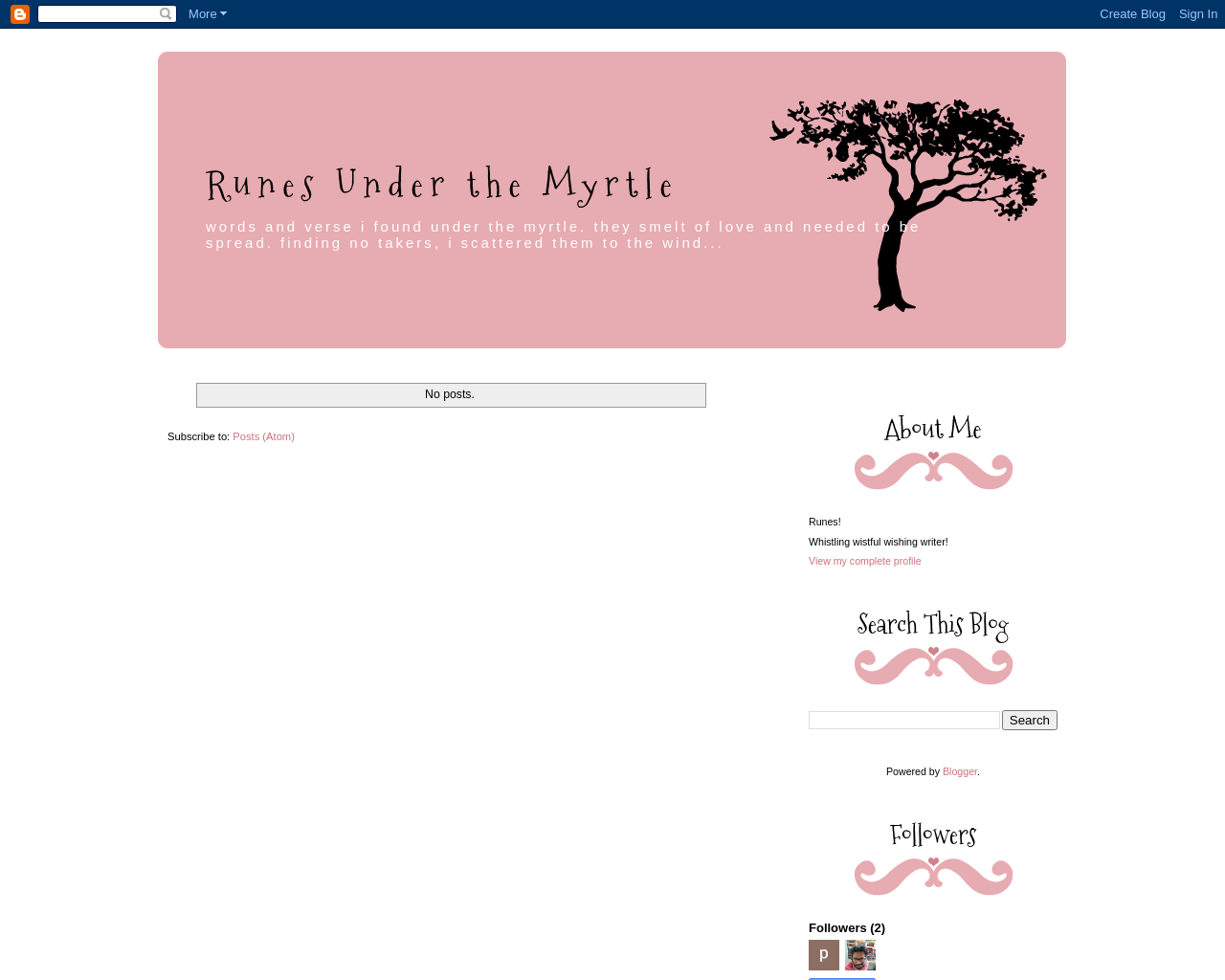 Runes Under the Myrtle