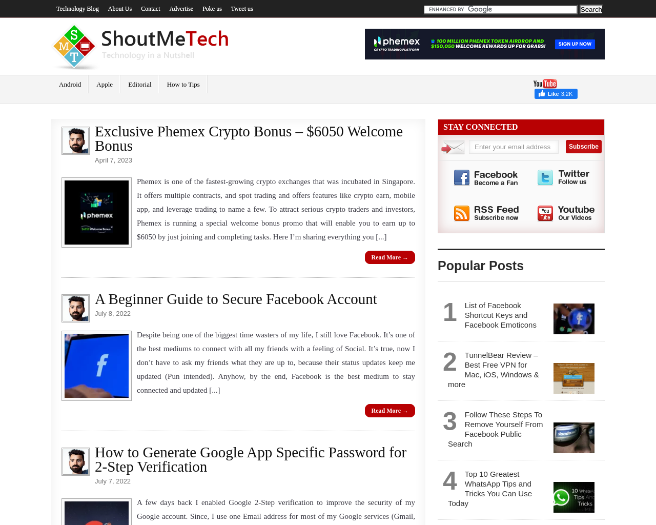 ShoutMeTech - Technology Blog
