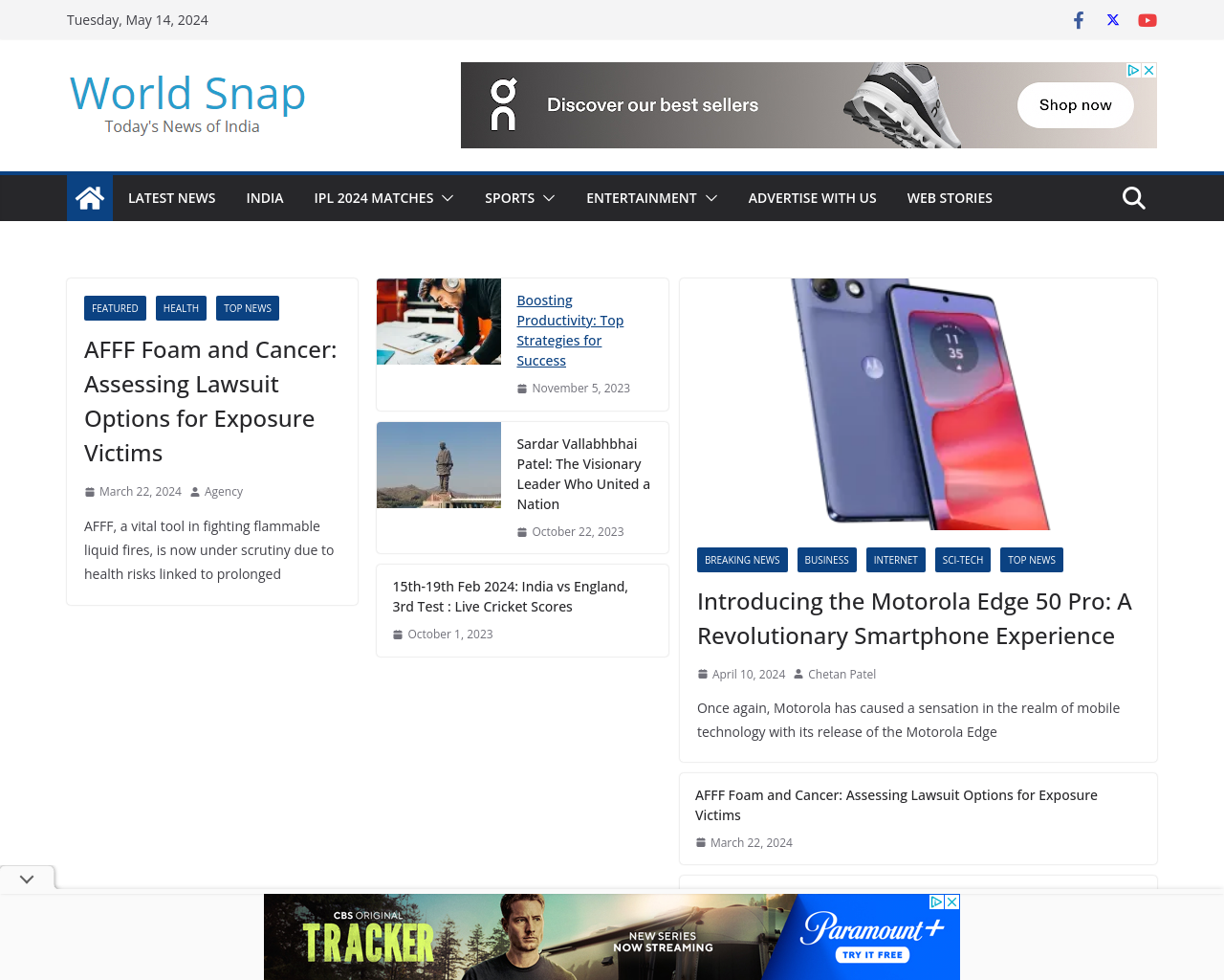 Worldsnap - One spot for News, Travels, Sports, Entertainment