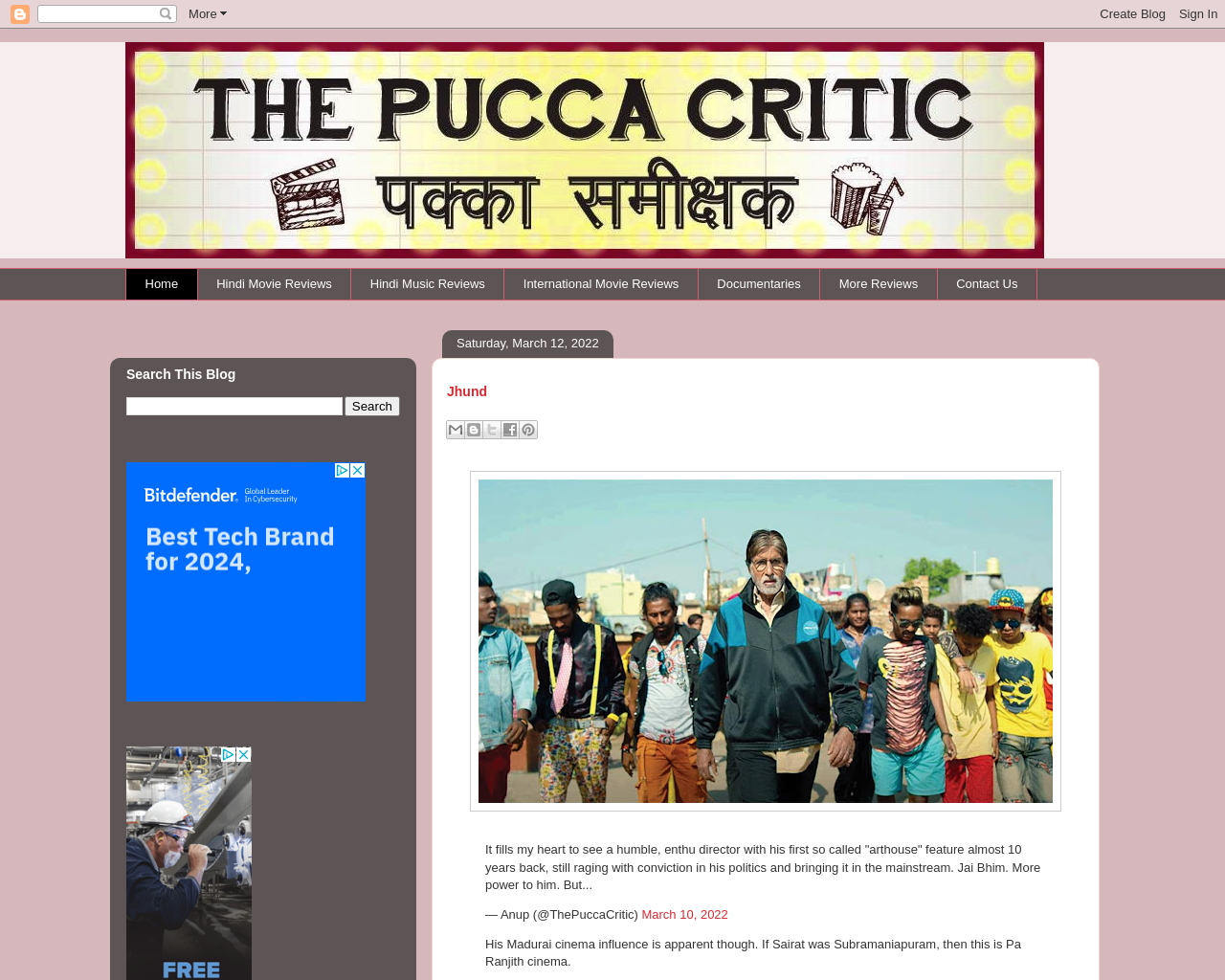 The Pucca Critic