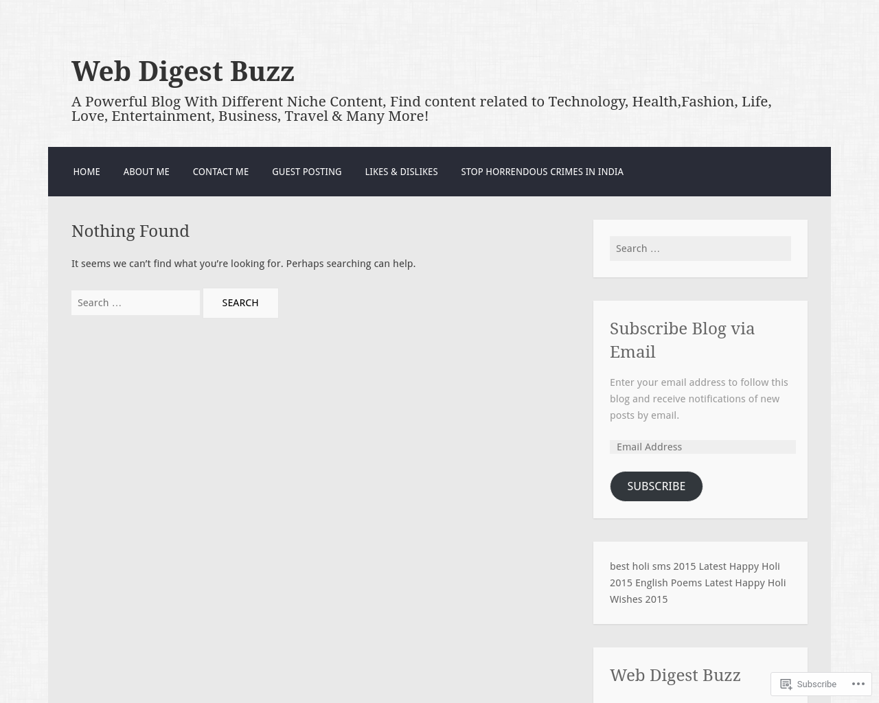 Web Digest Buzz