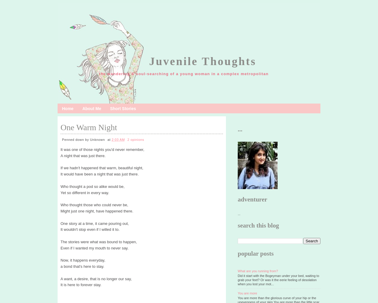 Juvenile Thoughts