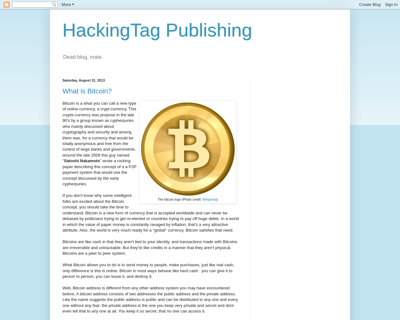HackingTag Publishing