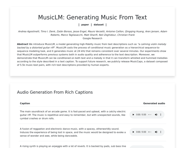 https://google-research.github.io/seanet/musiclm/examples/