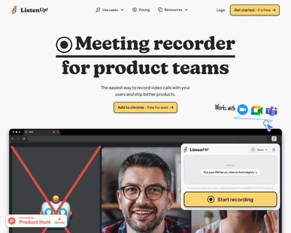 https://www.listenup.ai/meeting-recorder