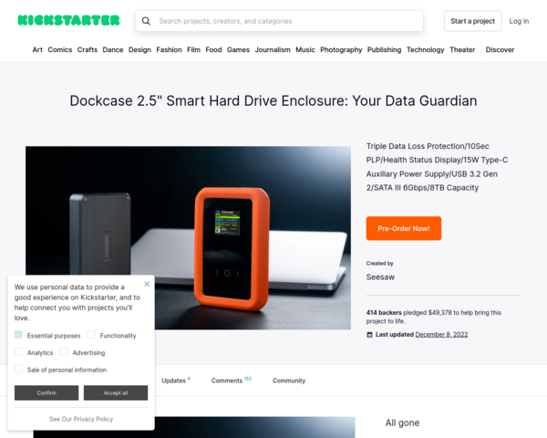 https://www.kickstarter.com/projects/767329947/dockcase-25-smart-hard-drive-enclosure-your-data-guardian