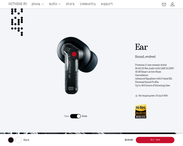 https://ie.nothing.tech/products/ear